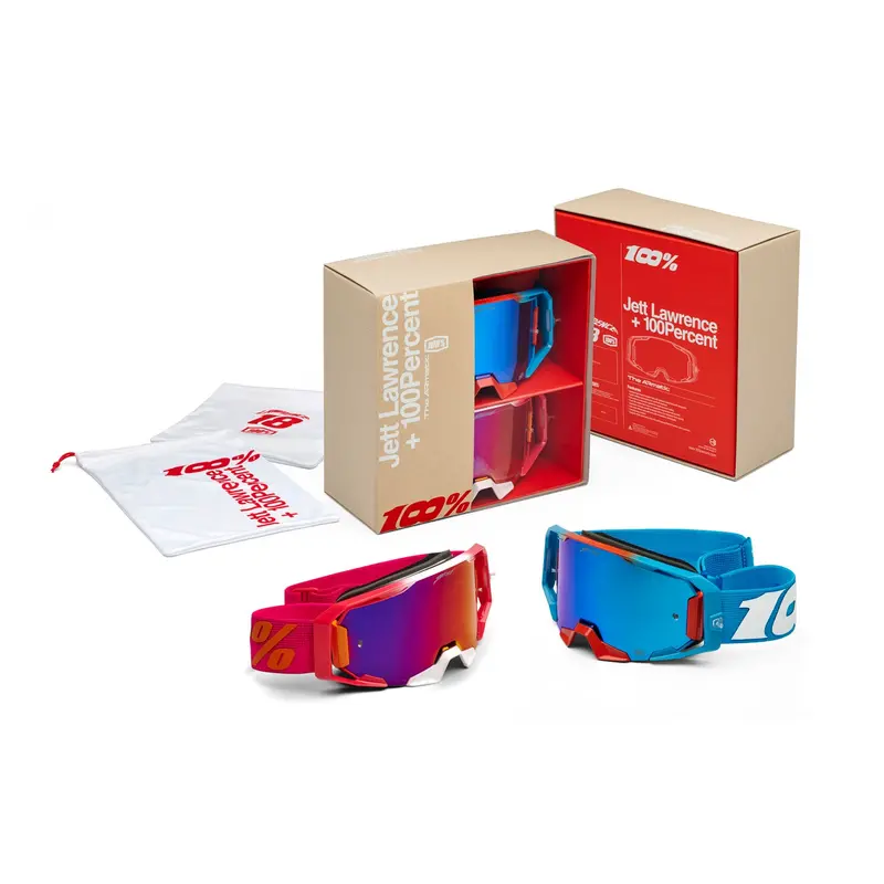 100% Jett Lawrence Armatic Limited Edition Kit Goggle Pack 1