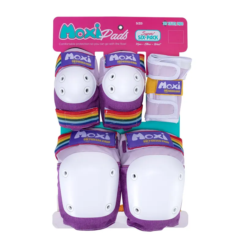 187 Adult Six Pack Pad Set - Moxi - Lavender 1