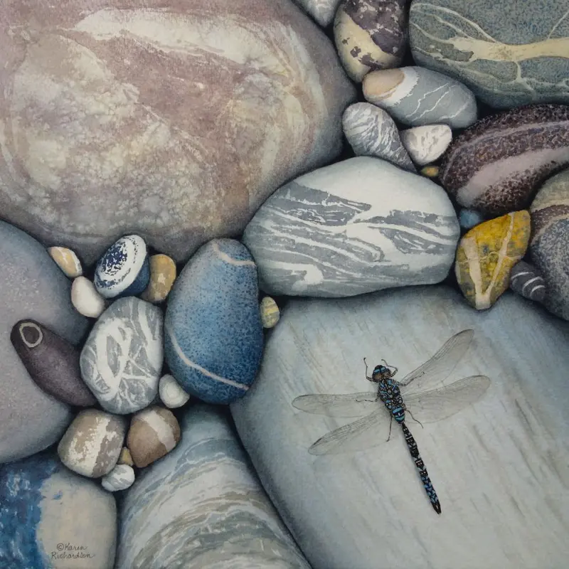 A Place Of Rest, Watercolour On Panel, 10 X 10" (Sold) 1