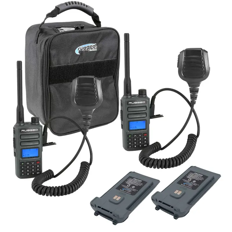 Adventure Pack -  Rugged Gmr2  Gmrs And Frs Hand Held Radios Pair 1