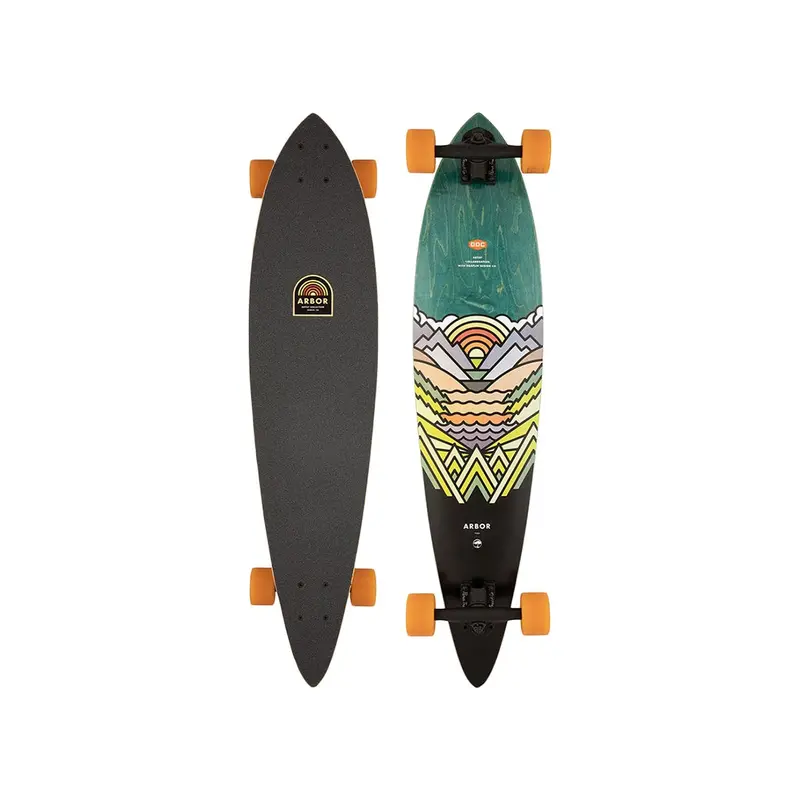 Arbor Pintail Artist Fish 37" Longboard Complete 1