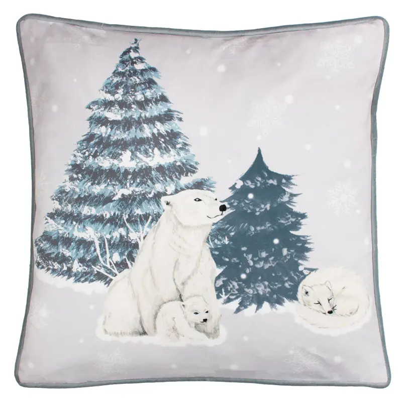 Arcticus Arctic Animal Cushion Blue 1