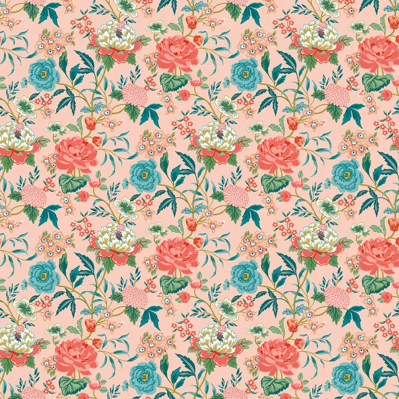 Azalea Wallpaper Sample Pink 1