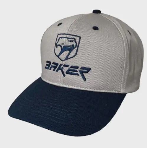 Baker Viper Snapback Cap - Grey/Navy 1