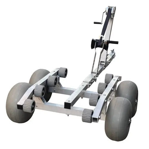 Beach Motorboat Trailer 7Ft With Training Wheel (4 Tire) 1