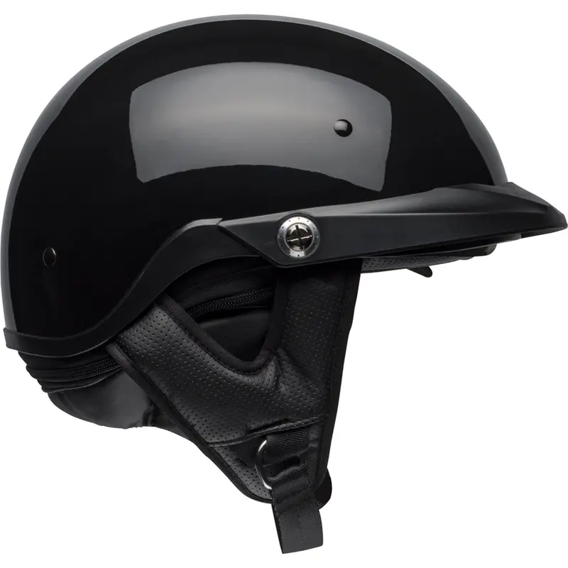 Bell Pit Boss Motorcycle Open Face And 3/4 Helmet Gloss Black 1