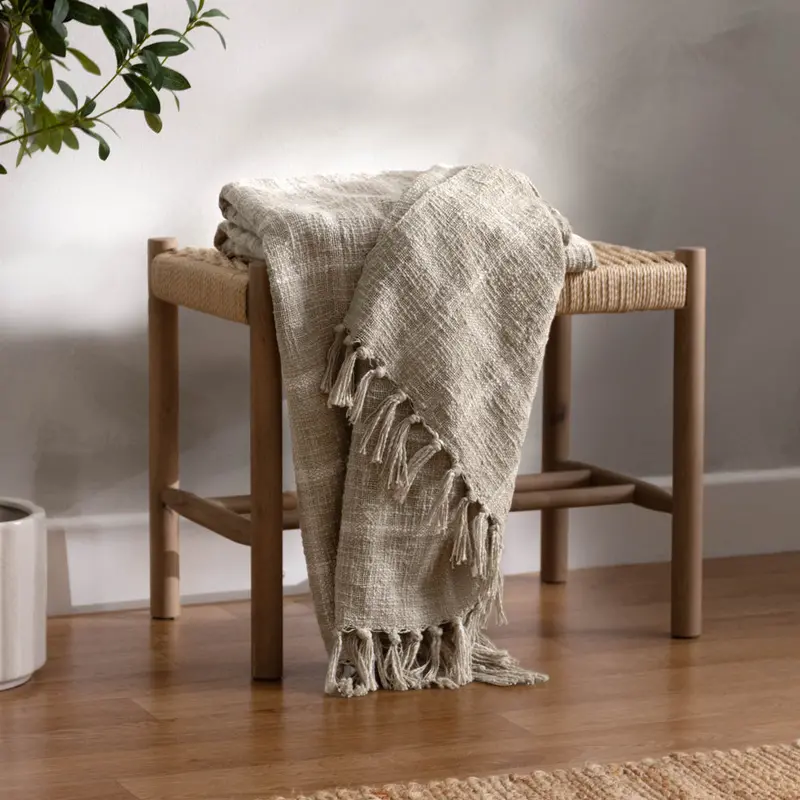 Beni Throw Stone/Natural 1