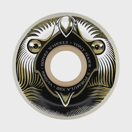 Bones Hawk Beak And Destroy Xf 99A V5 Wheels - Natural 1