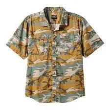 Brixton Charter Crossover S/S Shirt - Tear Drop Camo 1