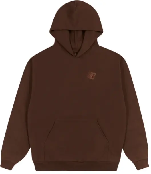 Bronze 56K Puff Print Hooded Sweater - Brown 1