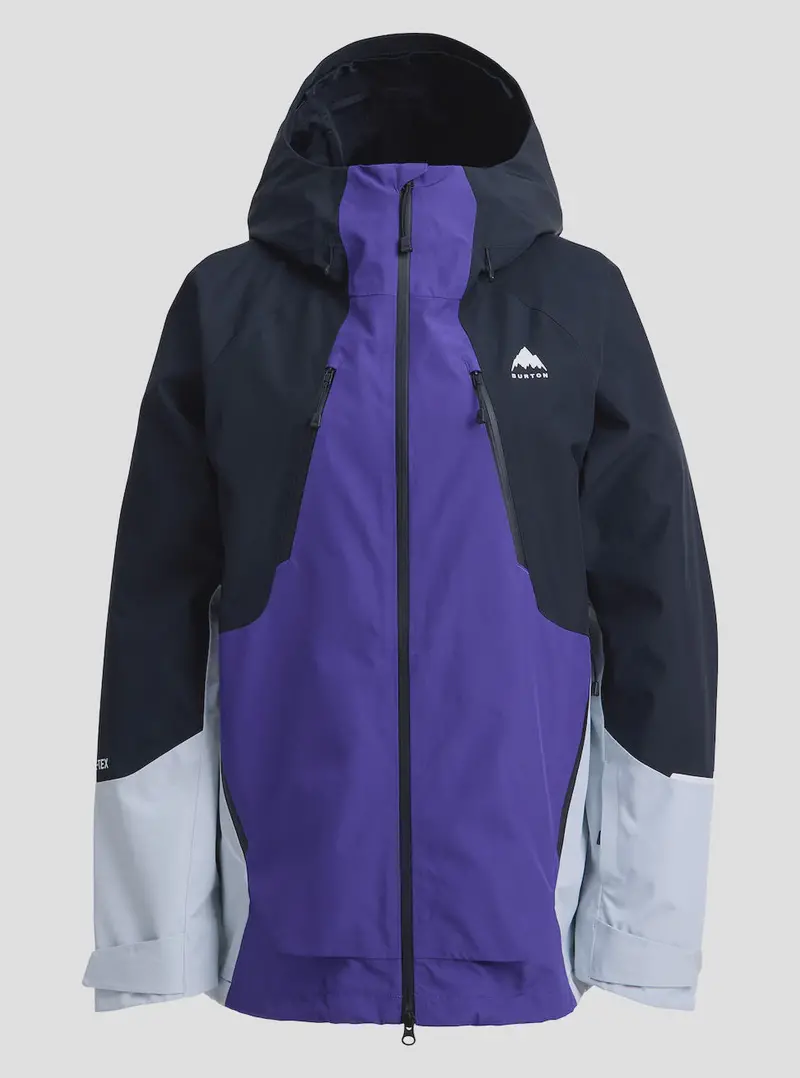 Burton Wmns Reserve Gore-Tex 2L Jacket - Prism Violet/True Black/Gray Cloud 1