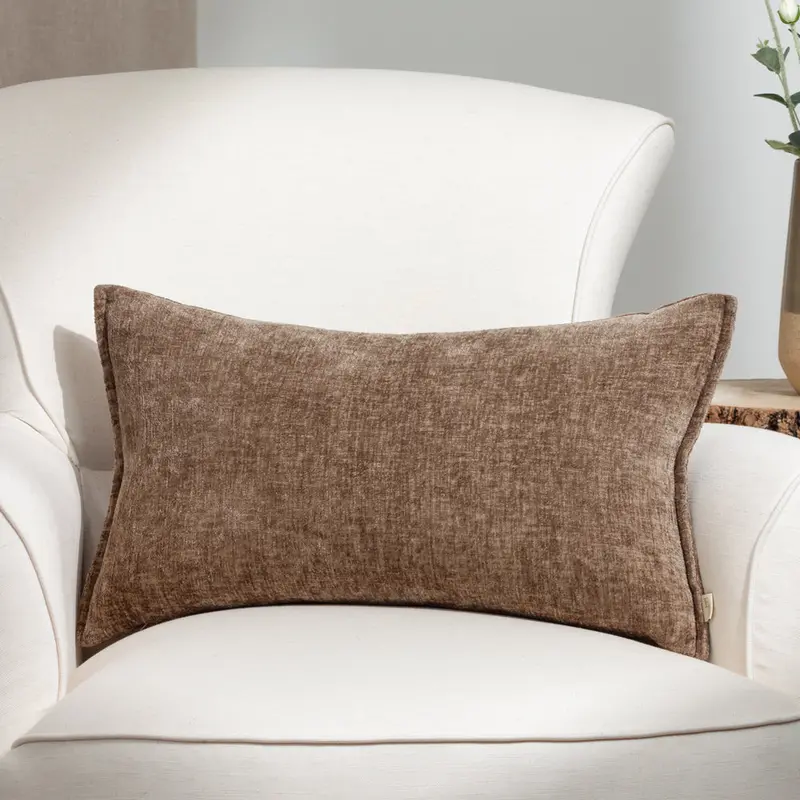 Buxton Rectangular Cushion Taupe 1