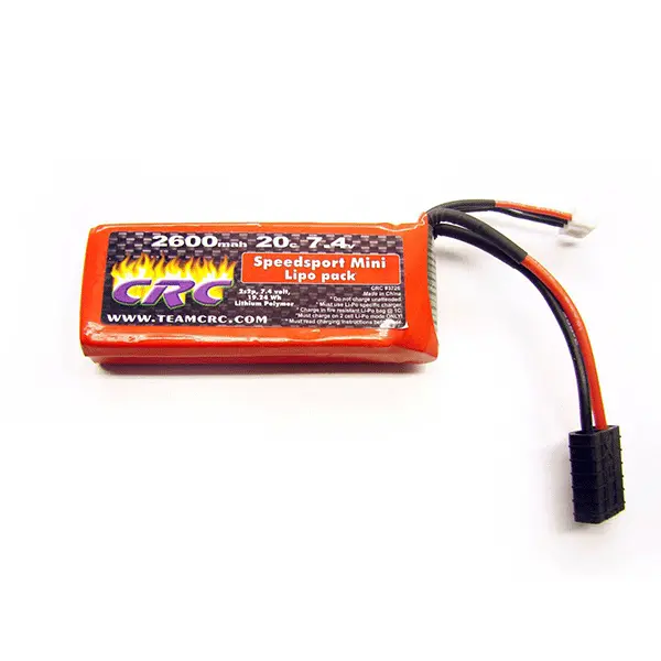 Calandra Racing Concepts 7.4V 2600Mah 20C 2S Lipo Battery Traxxas 1
