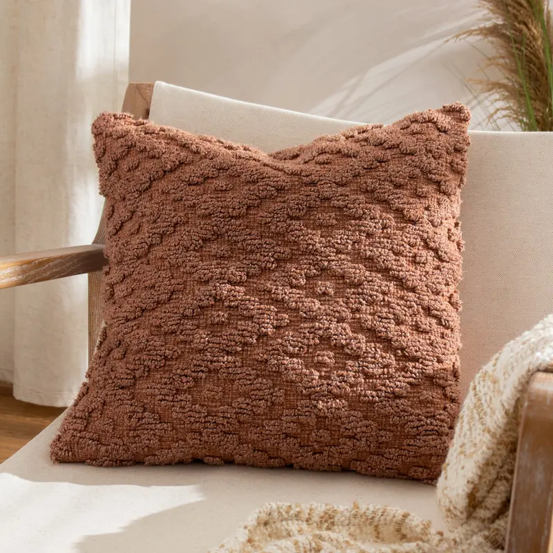 Calvay Cushion Baked Earth 1