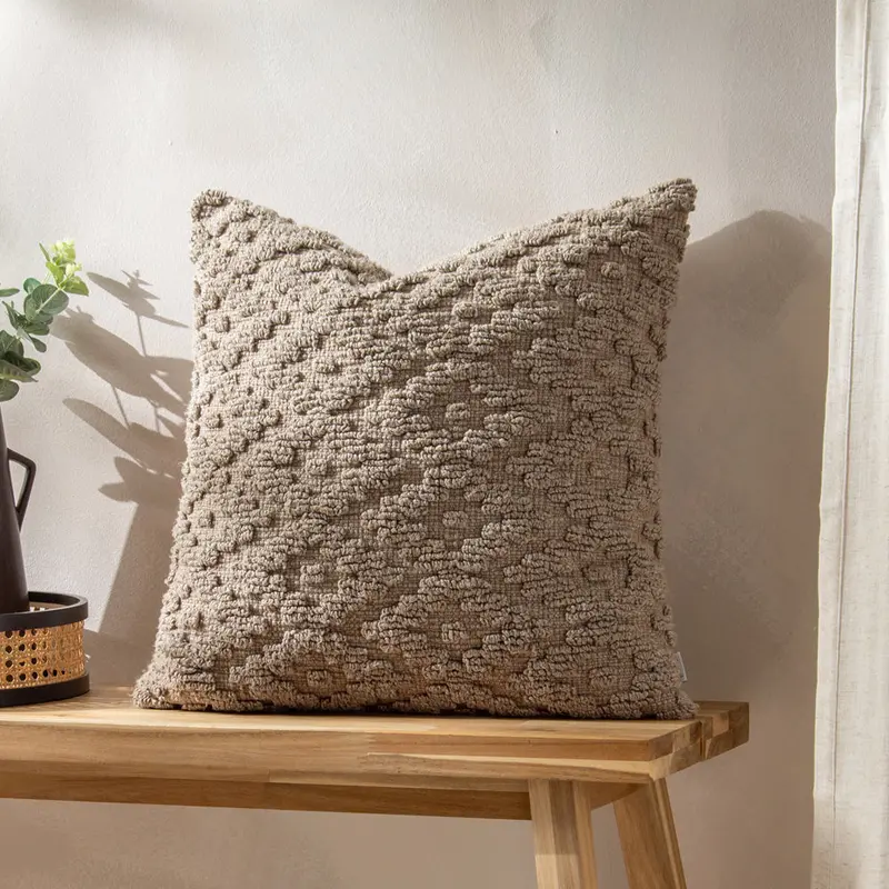 Calvay Cushion Taupe 1