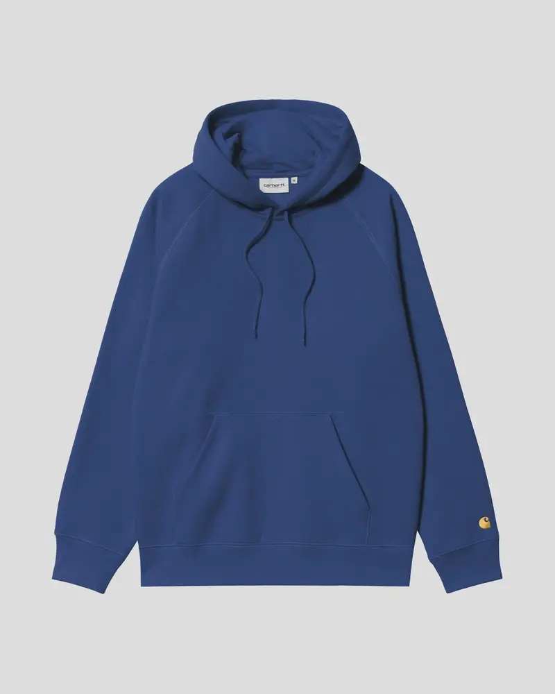 Carhartt Wip Chase Hooded Sweater - Wolfsbane/Gold 1