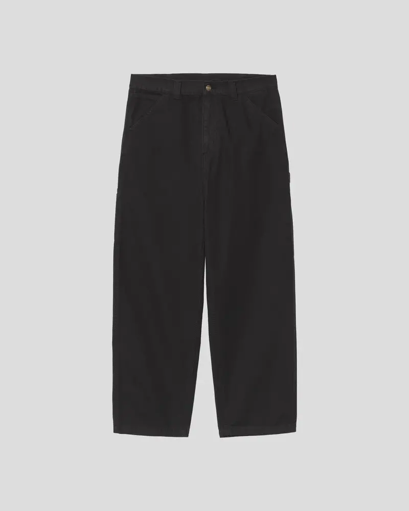 Carhartt Wip Og Single Knee Pant - Black Stone Washed 1
