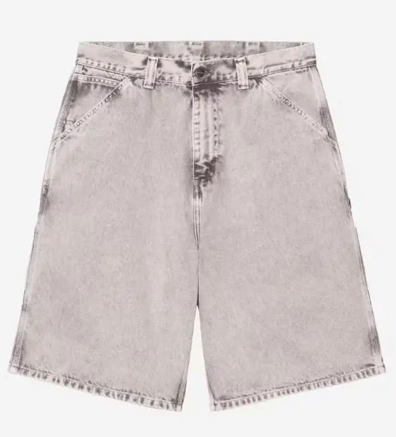 Carhartt Wip Og Single Knee Short - Black Chalk Wash 1