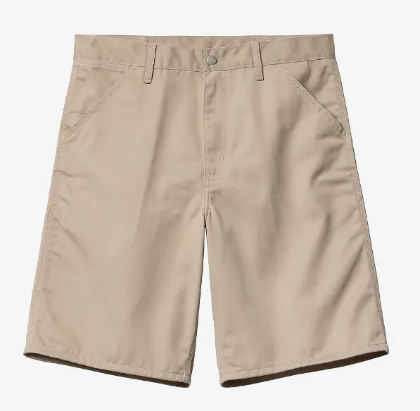 Carhartt Wip Simple 'Denison' Twill Shorts - Wall Rinsed 1