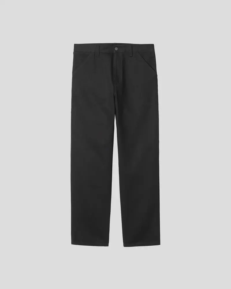 Carhartt Wip Single Knee Pant - Black Rinsed 1