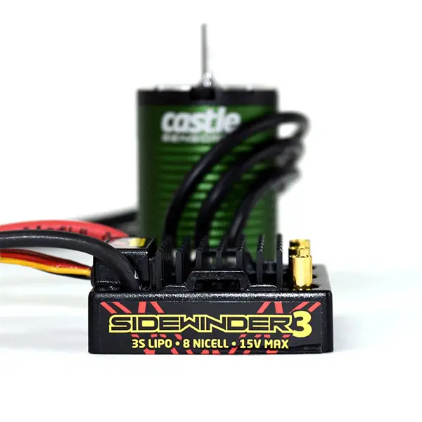 Castle Creations Sidewinder Sv3 Wp 1/10 Esc/Motor Combo (4600Kv) W/Sensored 1406 Motor 1