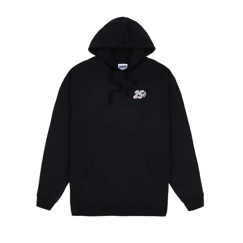 Classic Grip X Qsnacks Buss Down Hooded Sweater - Navy 1