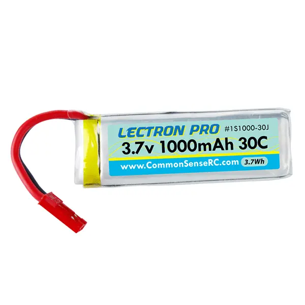 Common Sense Lectron Pro 3.7V 1000Mah 30C Lipo Battery With Jst Connector For Dromida Vista 1