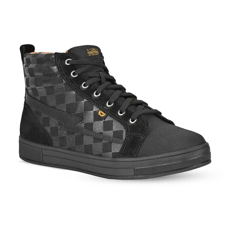 Cortech Women's Slayer Canvas Check Riding Shoes 1
