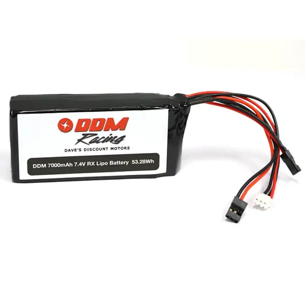 Ddm Racing 7.4V 7000Mah Lipo Rx Battery Pack 1