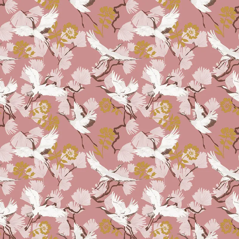 Demoiselle Wallpaper Sample Blush 1