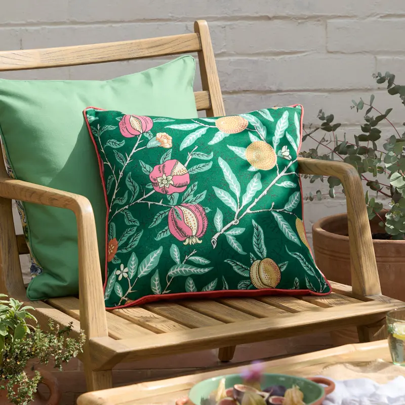 Fruits Morris Outdoor Cushion Green/Lemon 1