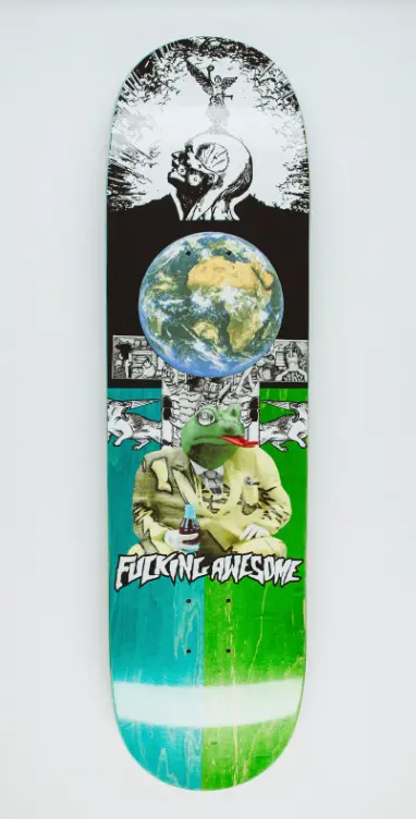 Fucking Awesome Louie 3D Frog Split Shape 2 Deck 1