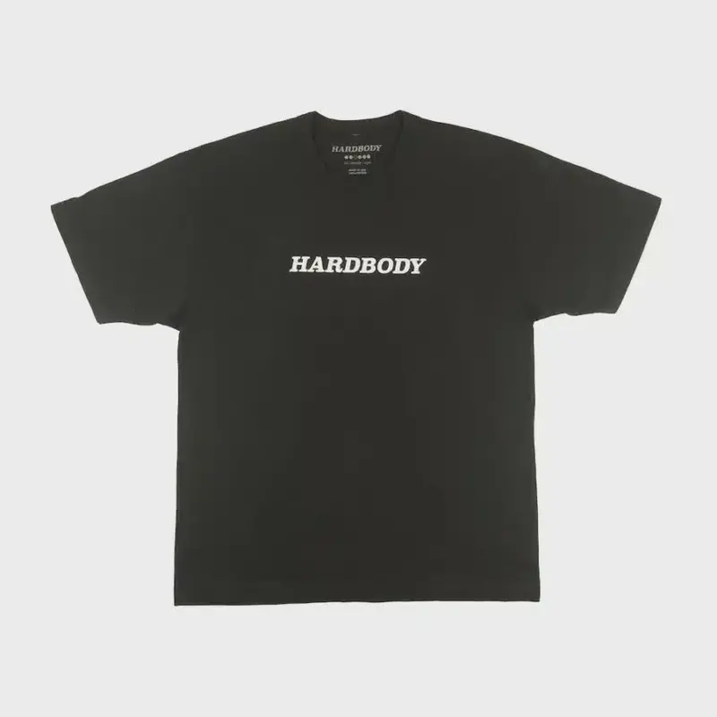 Hardbody Heavyweight Logo T-Shirt - Black/White 1