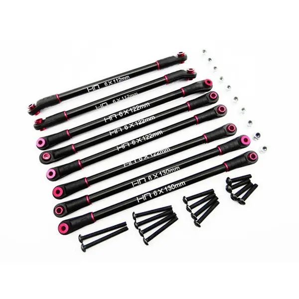 Hot Racing Aluminum 4-Link (Four Link) Set For 12.3In (313Mm) Axial Scx10 1
