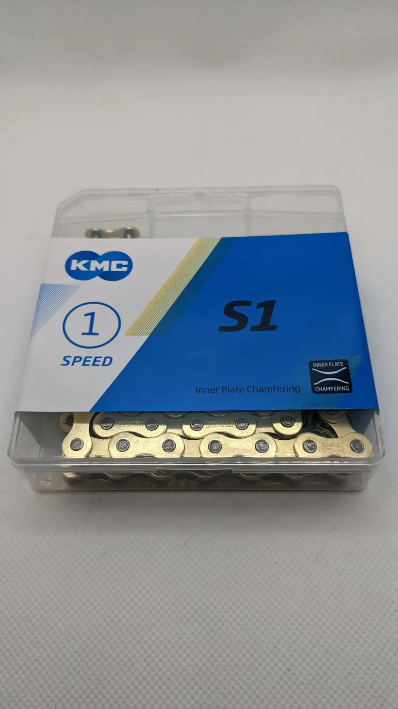 Kmc Single Speed Chain Gold 1