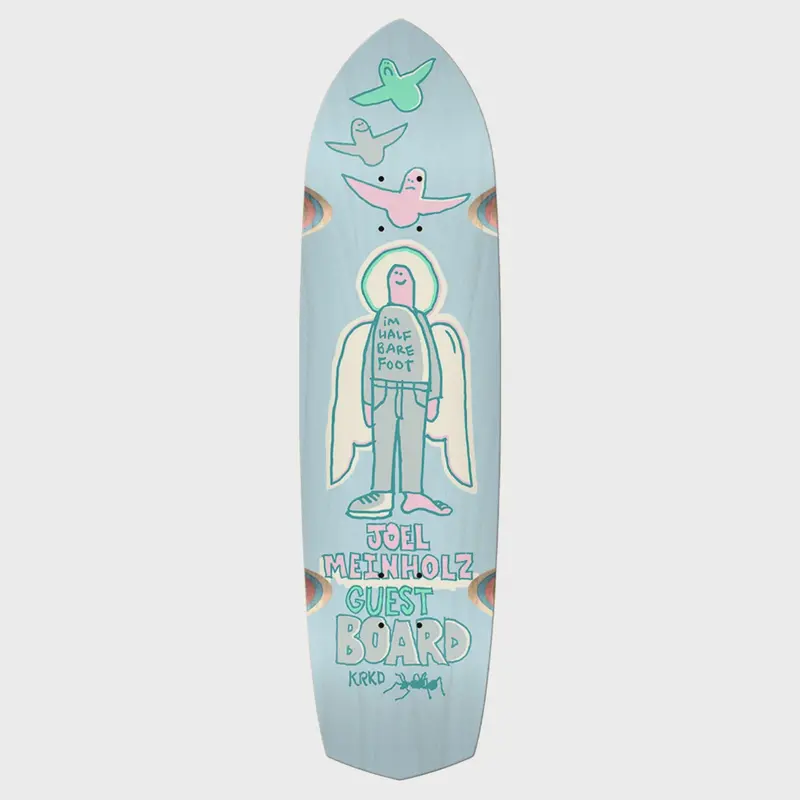 Krooked Joel Meinholz Guest Pro Zig Zagger Deck - Light Blue 1
