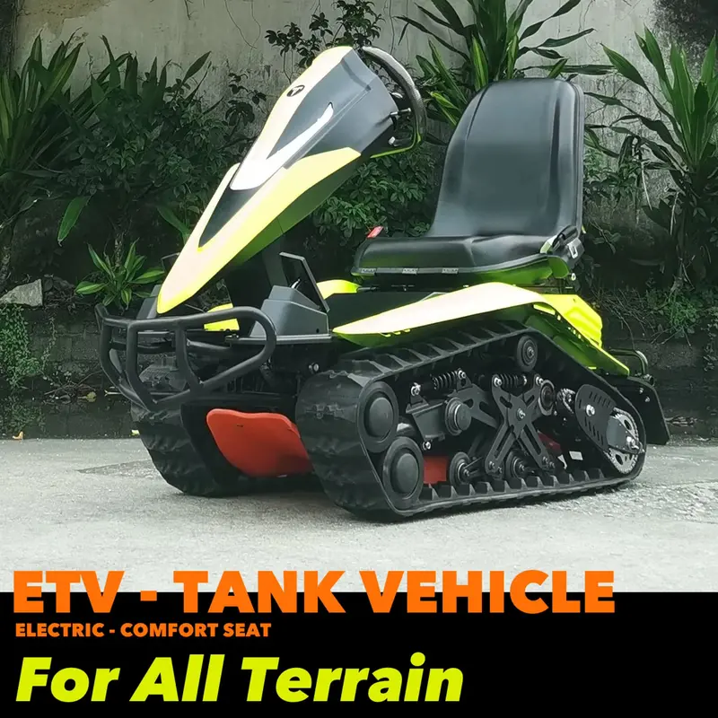 Luckyram - Electric Utility Snowmobile Sitting Etv-Tank Vehicle 1