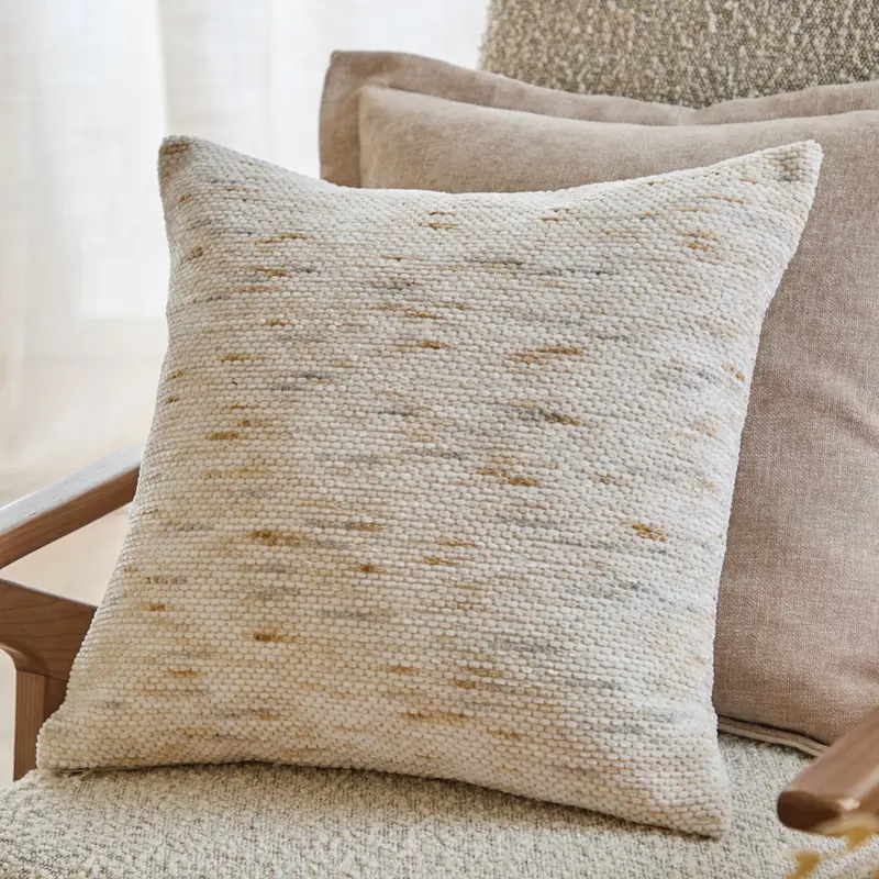 Malvern Chenille Cushion Natural 1