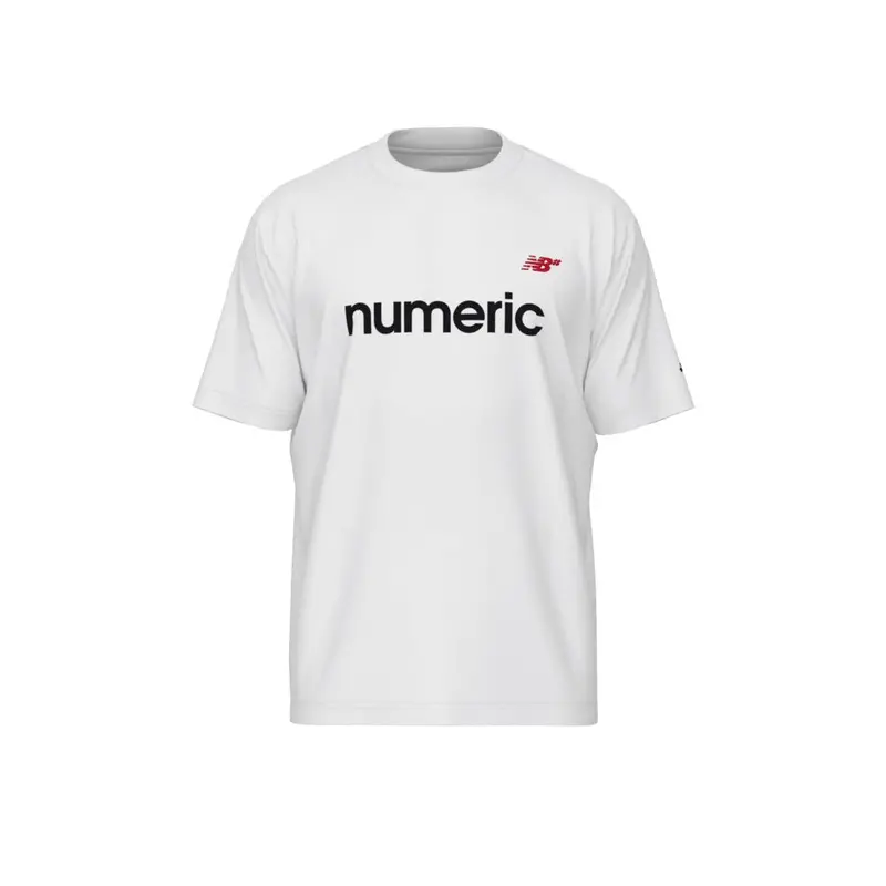 Nb Numeric Linear Logo T-Shirt - Wt (White) 1