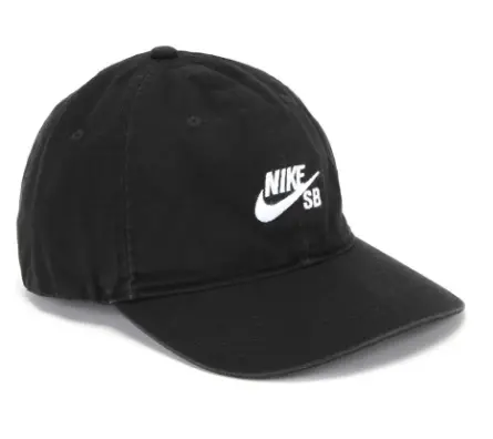 Nike Sb Club Strapback Cap - Black/White 1