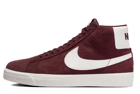 Nike Sb Zoom Blazer Mid Shoe - Burgundy Crush/Summit White 1