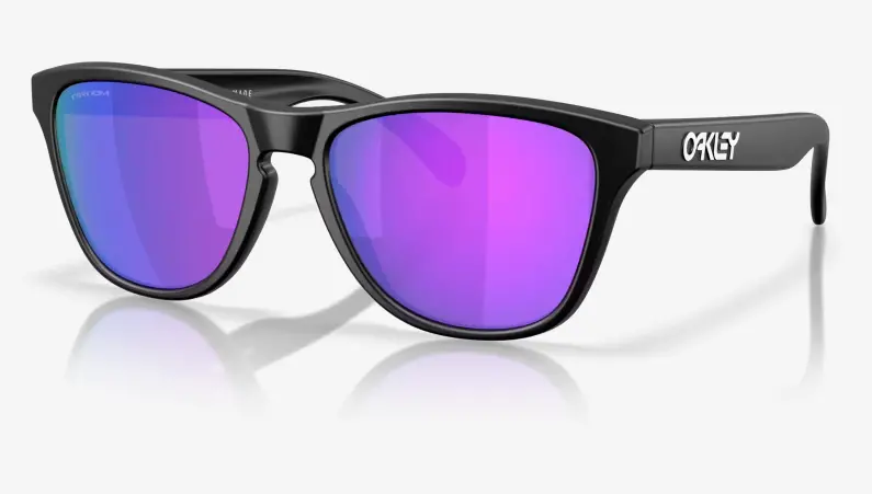 Oakley Frogskins S Sunglasses - Matte Black/Prizm Violet 1