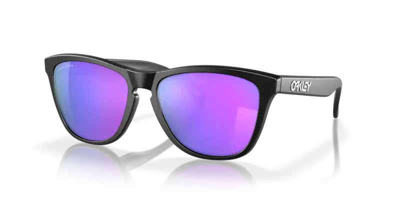 Oakley Frogskins Sunglasses - Matte Black/Violet 1