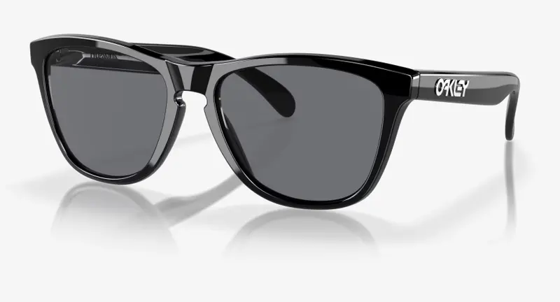 Oakley Frogskins Sunglasses - Polished Black/Prizm Grey 1