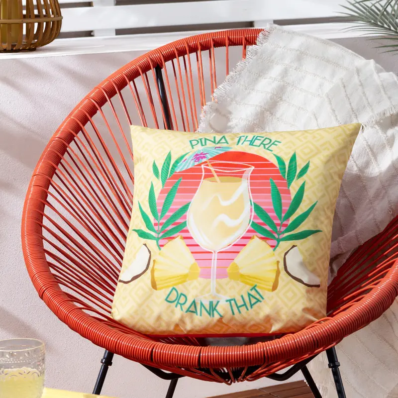 Pina There Outdoor Cushion Yellow 1