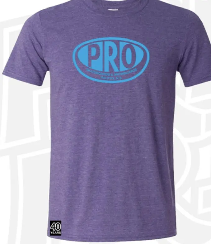 Pro Skate Full Front Proval T-Shirt - Heather Purple 1