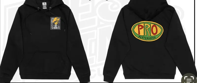 Pro Skates Bad Brains Chest Hooded Sweater - Black 1