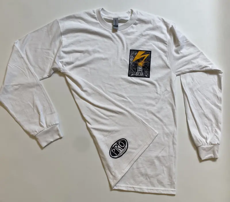 Pro Skates Bad Brains Chest L/S T-Shirt - White 1