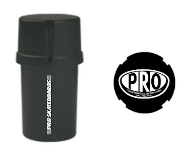 Pro Skates Banner 40 Dram Medtainer - Black/White 1