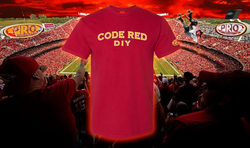 Pro Skates Code Red Diy T-Shirt - Red 1